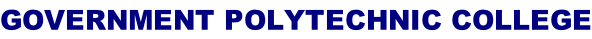 GOVERNMENT POLYTECHNIC COLLEGE